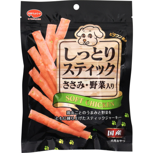 日本ペット しっとりスティック ささみ 野菜入り １００ｇ ネットスーパー トキハオンラインショップ