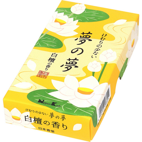 日本香堂 けむりの少ない夢の夢 白檀の香り バラ詰 約１００ｇ: ネットスーパー｜トキハオンラインショップ