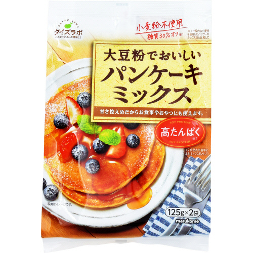 マルコメ 大豆粉でおいしいパンケーキミックス １２５ｇ ２袋 ネットスーパー トキハオンラインショップ