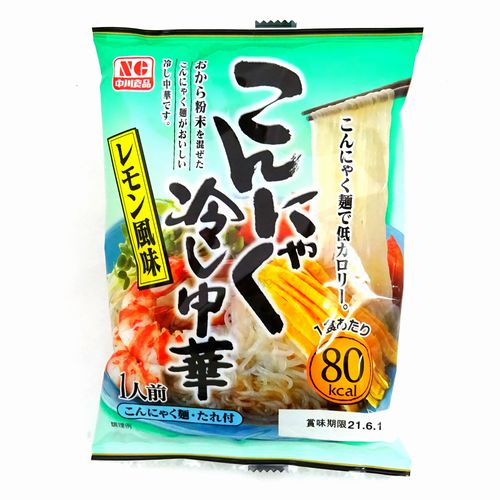 中川食品 こんにゃく冷やし中華レモン風味 １人前 こんにゃく麺１５０ｇ 中華たれ４８ｇ ネットスーパー トキハオンラインショップ