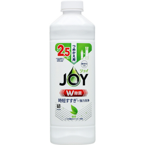 Ｐ＆Ｇ ジョイＷ除菌 緑茶の香り つめかえ用・３２５ｍｌ: ネット