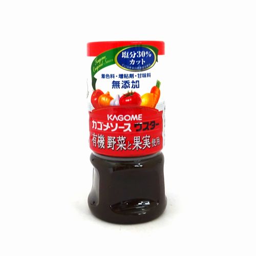 カゴメ 有機野菜と果実使用ウスターソース １６０ｍｌ: ネットスーパー