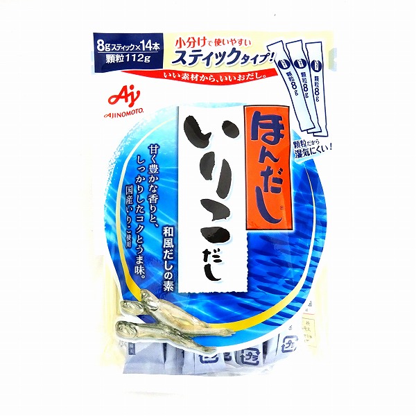 味の素 ほんだし いりこだし 和風だしの素 ８ｇ １４本 ネットスーパー トキハオンラインショップ