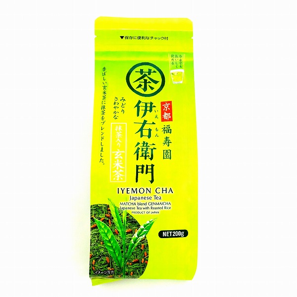 福寿園 伊右衛門 抹茶入り玄米茶 ２００ｇ: ネットスーパー｜トキハオンラインショップ