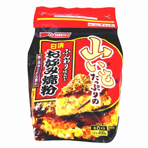 日清製粉 山いもたっぷりのふんわり仕上がるお好み焼き粉 ４００ｇ: ネットスーパー｜トキハオンラインショップ