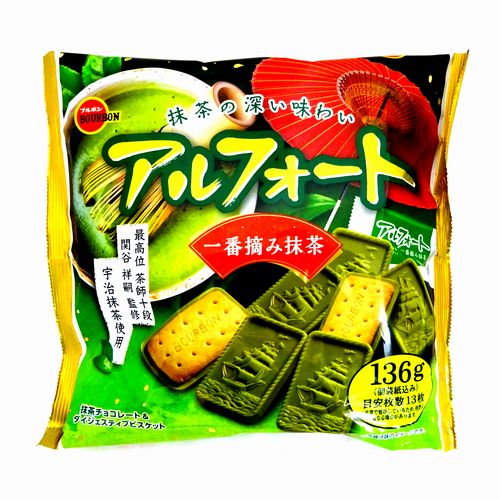 ブルボン アルフォート 一番摘み抹茶 １３６ｇ: ネットスーパー